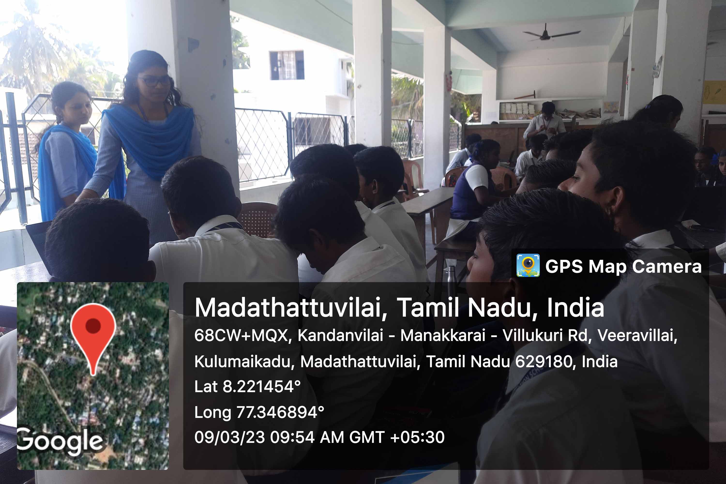 E-waste program at Adline Matric School