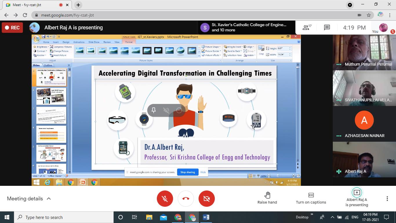 Webinar on accelerating Digital transformation