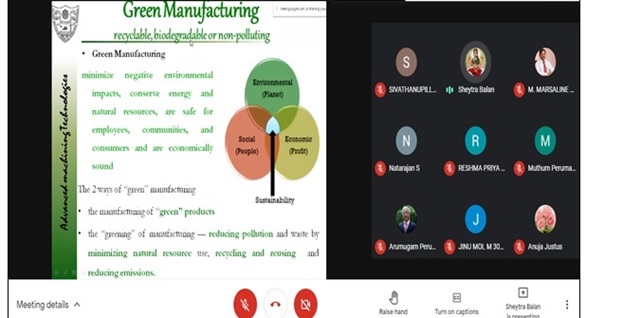 Sustainable Manufacturing