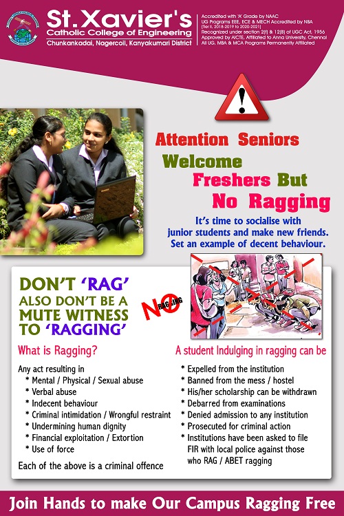 Anti Ragging Poster