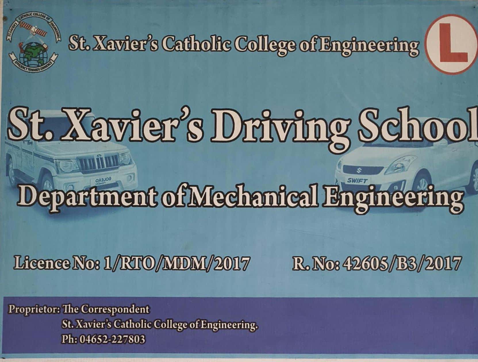 SXCCE Driving School